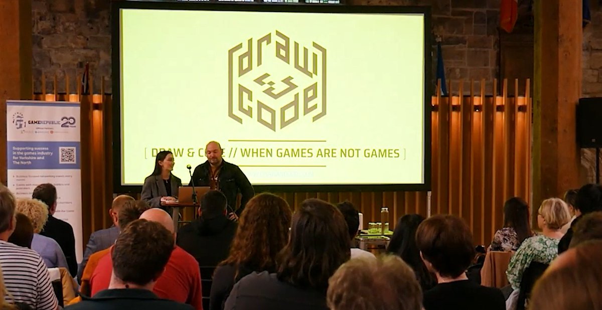 Last October at our XR & Virtual Production event with @gamerepublic & @XR_Stories, Rachael and Phil from @DrawAndCode, spoke about 'When Games are not Games' 🕹️ Watch it here: barc.ly/3xb1Kjo