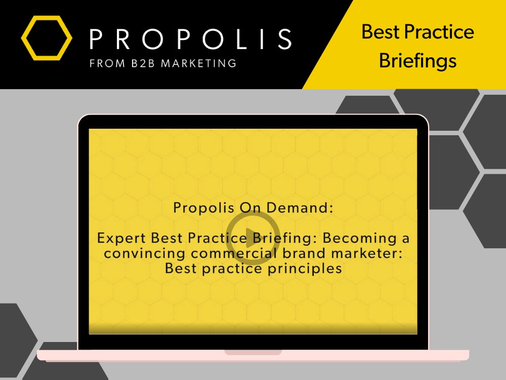 Learn the principles to become a Convincing Commercial Brand Marketer in the latest Propolis Best Practice Briefing. Watch the session here: okt.to/tZ9G1M #commercialmarketer #ExpertInsights #BestPractice
