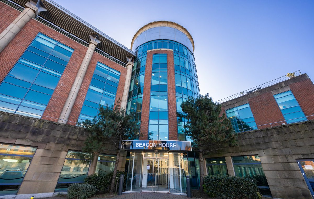 Outsourcing giant Capita's Belfast base at Beacon House has gone on sale for £4.6m. The firm has leased the building until at least 2028