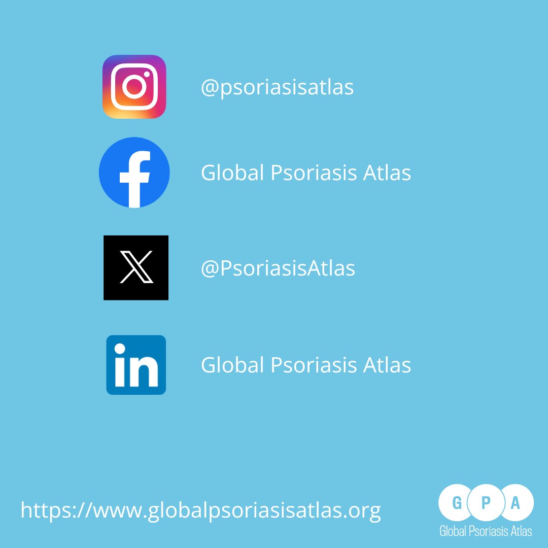 Don’t forget to follow us on social media to keep up to date with all our #Research progress! We would love you to join us on Facebook, Instagram & LinkedIn! @PsoriasisAtlas #psoriasis #psoriasisresearch #psoriasisawareness