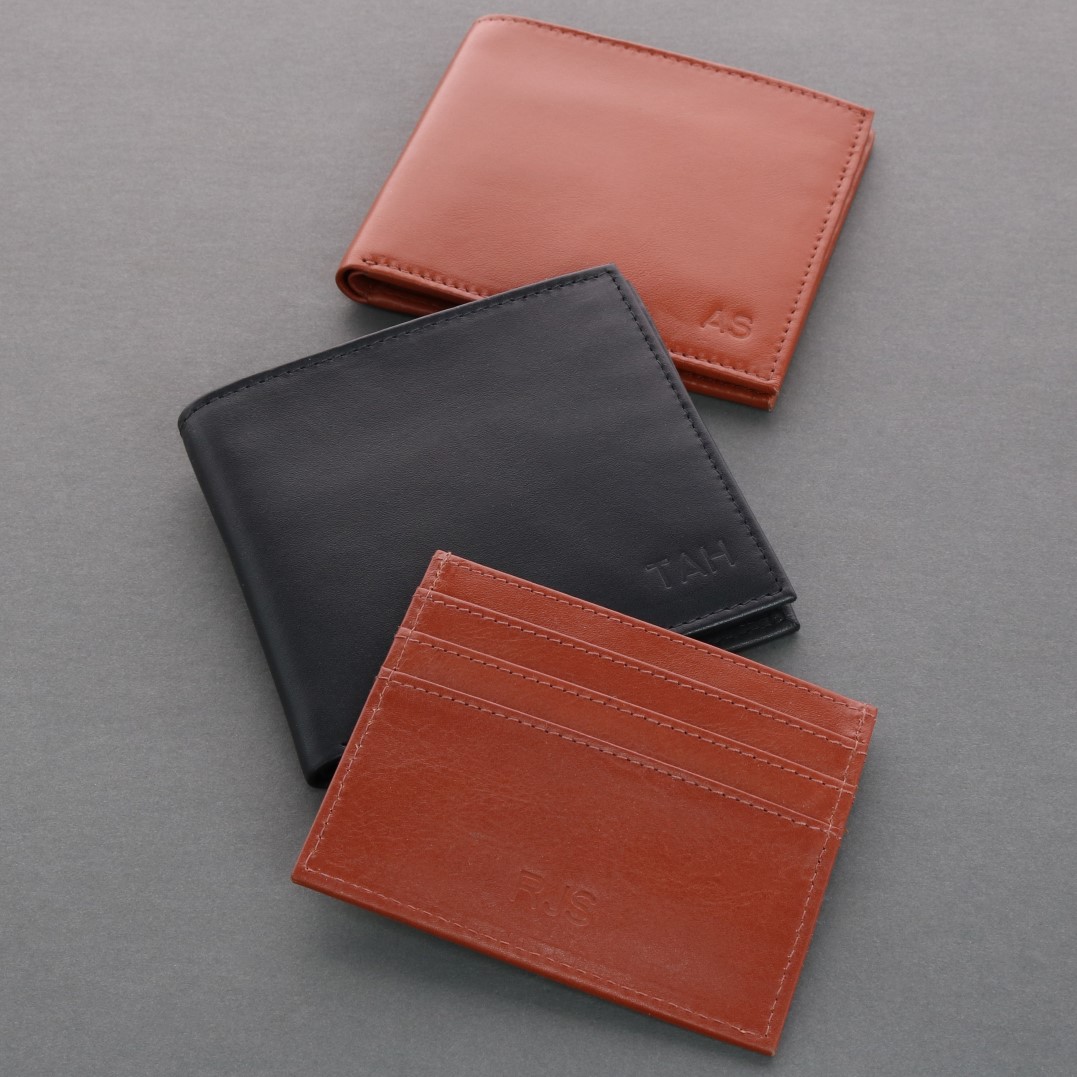 Our Sergio #wallets are handcrafted from genuine #leather and include the option to be #monogrammed.