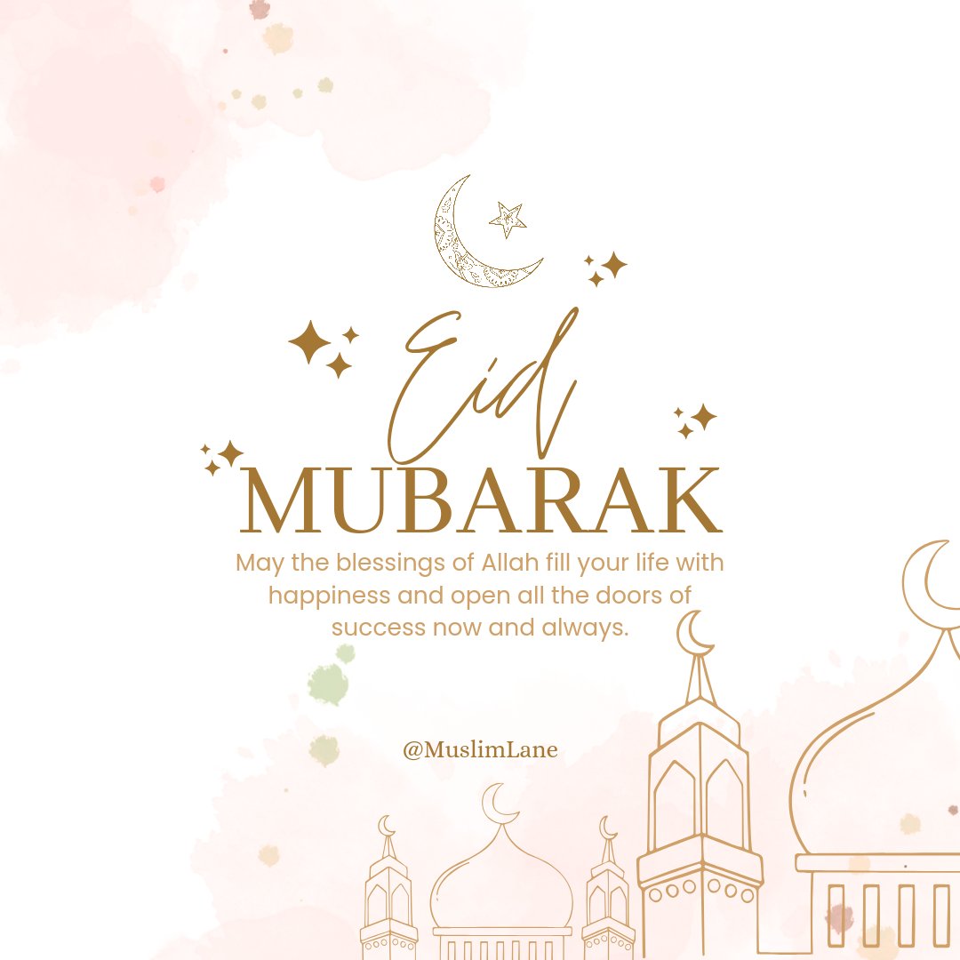 Muslims Lane Wishes all of you a prosperous and blessed Eid. Eid Mubarak!! . #muslimlane #eidmubarak #eid2024 #muslim #muslimummah #eidday #happyeid #eidulfitr #eid