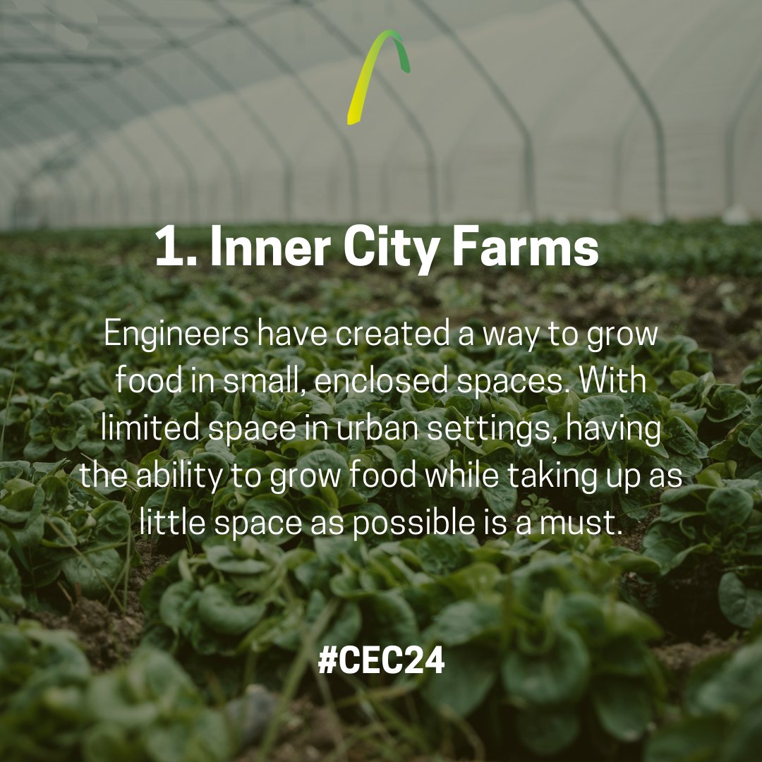 cec_competition's tweet photo. 1/2 These innovative trends are expanding the agricultural sector, spreading its influence around the globe. We need more sustainable ideas like these to reduce our impacts on the environment. https://t.co/W5XopRMKVE