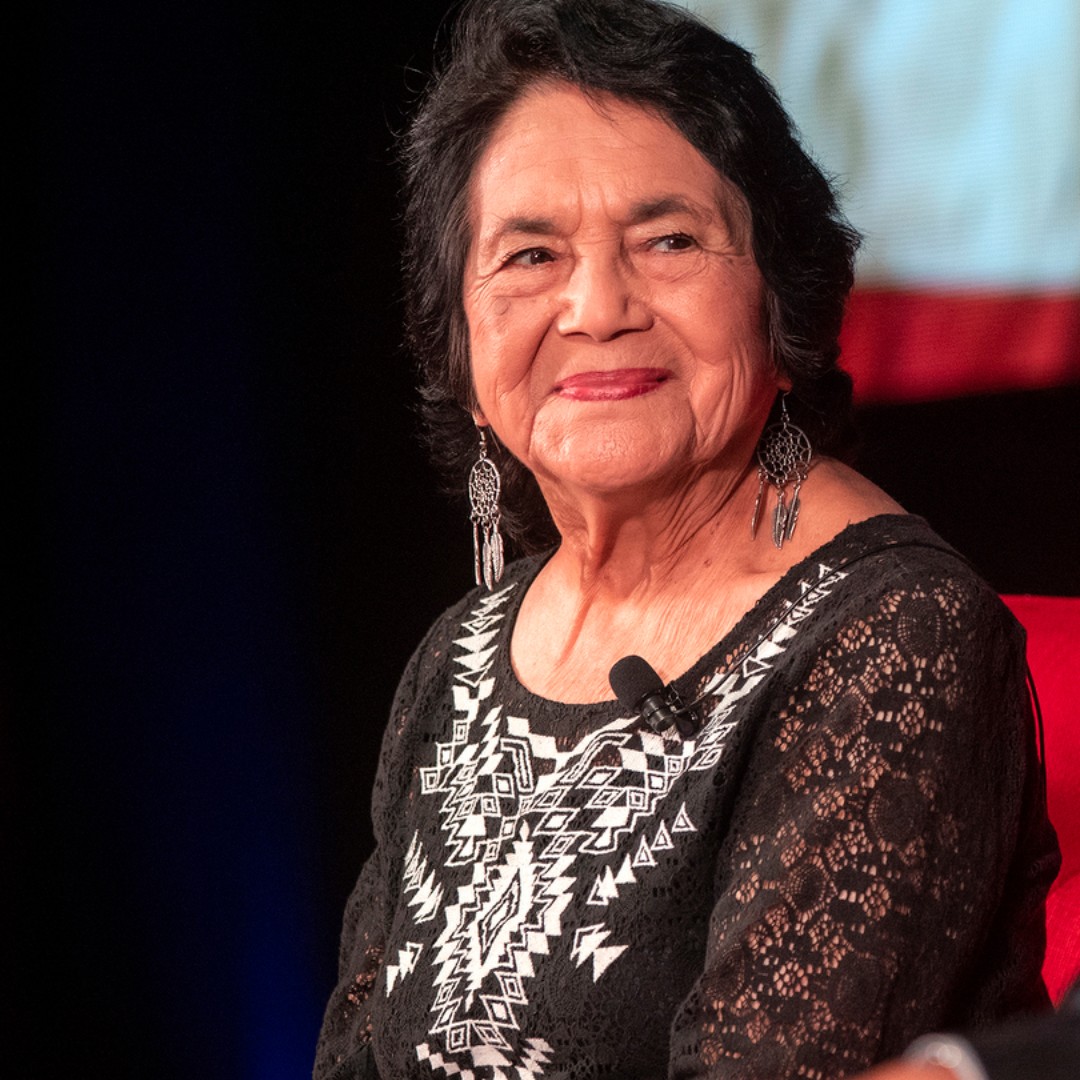 Q: Who is an American labor leader and civil rights activist who, with Cesar Chavez, co-founded the United Farmworkers Association, first Latina inducted into the National Women's Hall of Fame? A: Dolores Huerta, April 10, 1930 #birthday #women #history #doloreshuerta