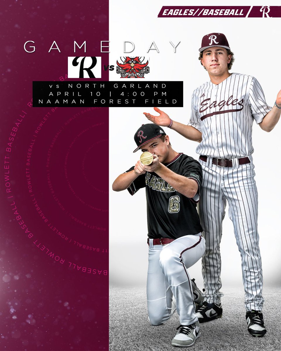 👀👀👀 We start our series against. North today! We would love to see you there @RHS_Eagles @LETTNATION
