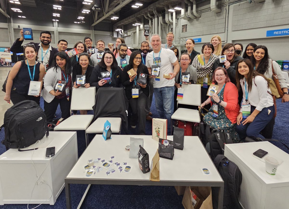 #MedGrind is back! Bring new, unopened bags of coffee from your favorite local roaster & exchange them at #SHMConverge24. ☕ 📸 @ETSshow 🗓️Sunday, April 14, 3:10 p.m. PT 📍 Social Circle (Hall F)