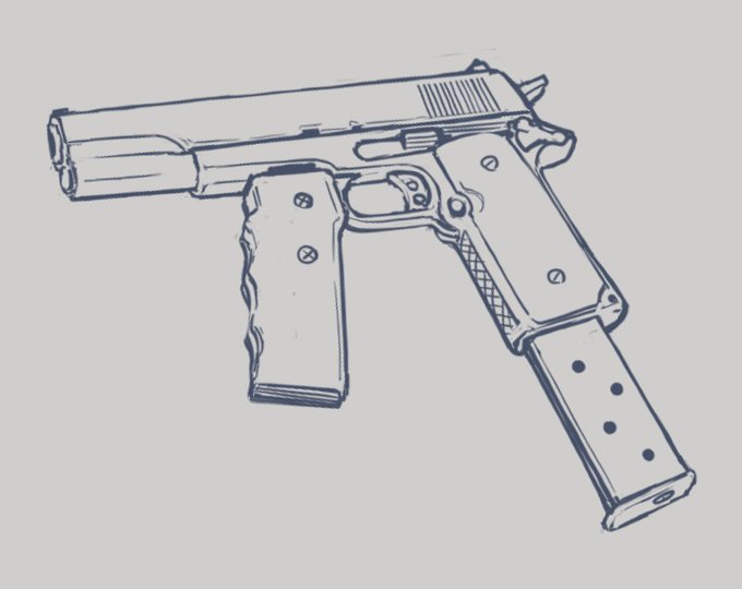 IRAの魔改造ガバみたいにしたかったものの、そもそも銃自体がむつかしいのでいいか…となってる 