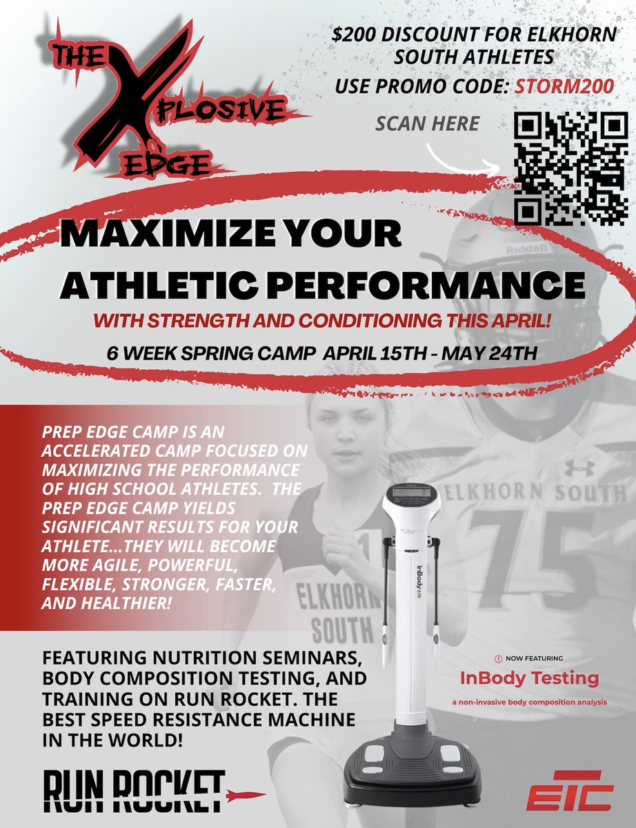 Thanks to @TheXplosiveEdge for partnering with us. Offering our athletes both nutrition education and the training they need to be healthy and successful.