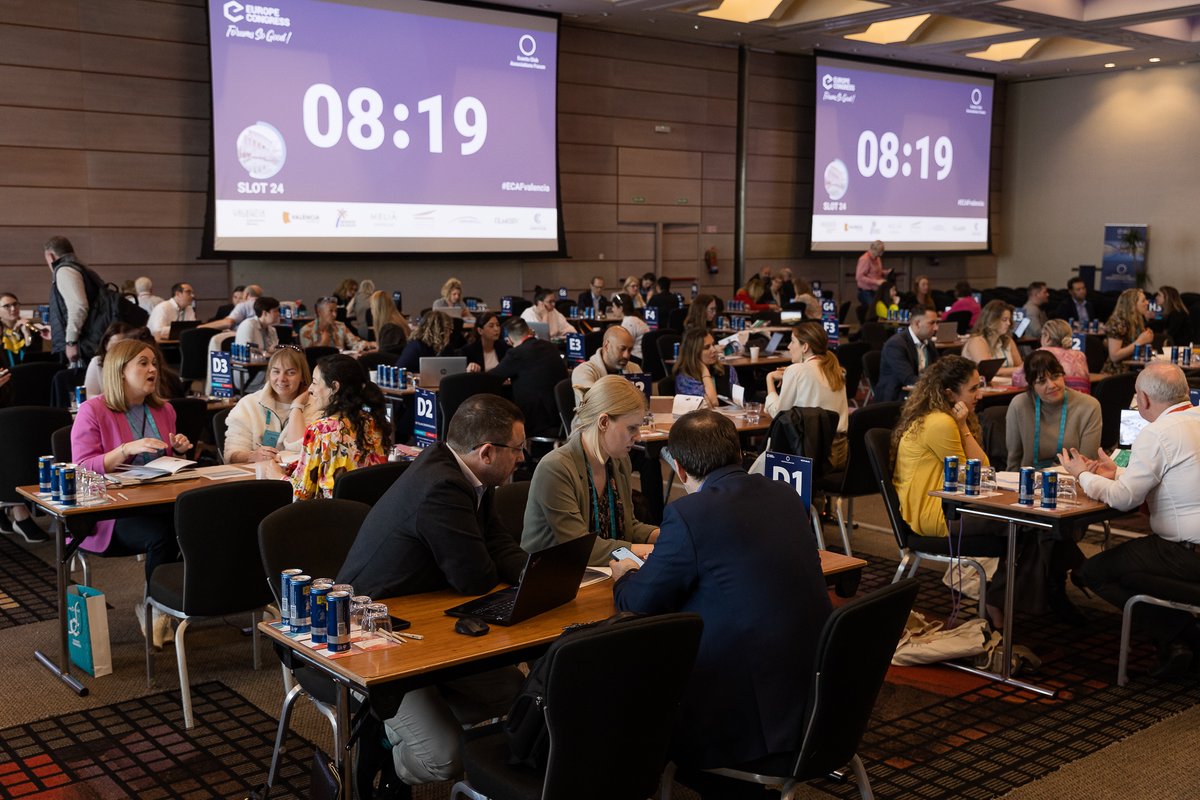 PalcongresVLC's tweet image. After three intensive days of very productive meetings with associations  and colleagues  from all over the world attending the #ECAFvalencia, at the @PalcongresVLC we hosted the last Lunch and Farewells✨

Organized by @EuropeCongress and the Valencia Convention Bureau…