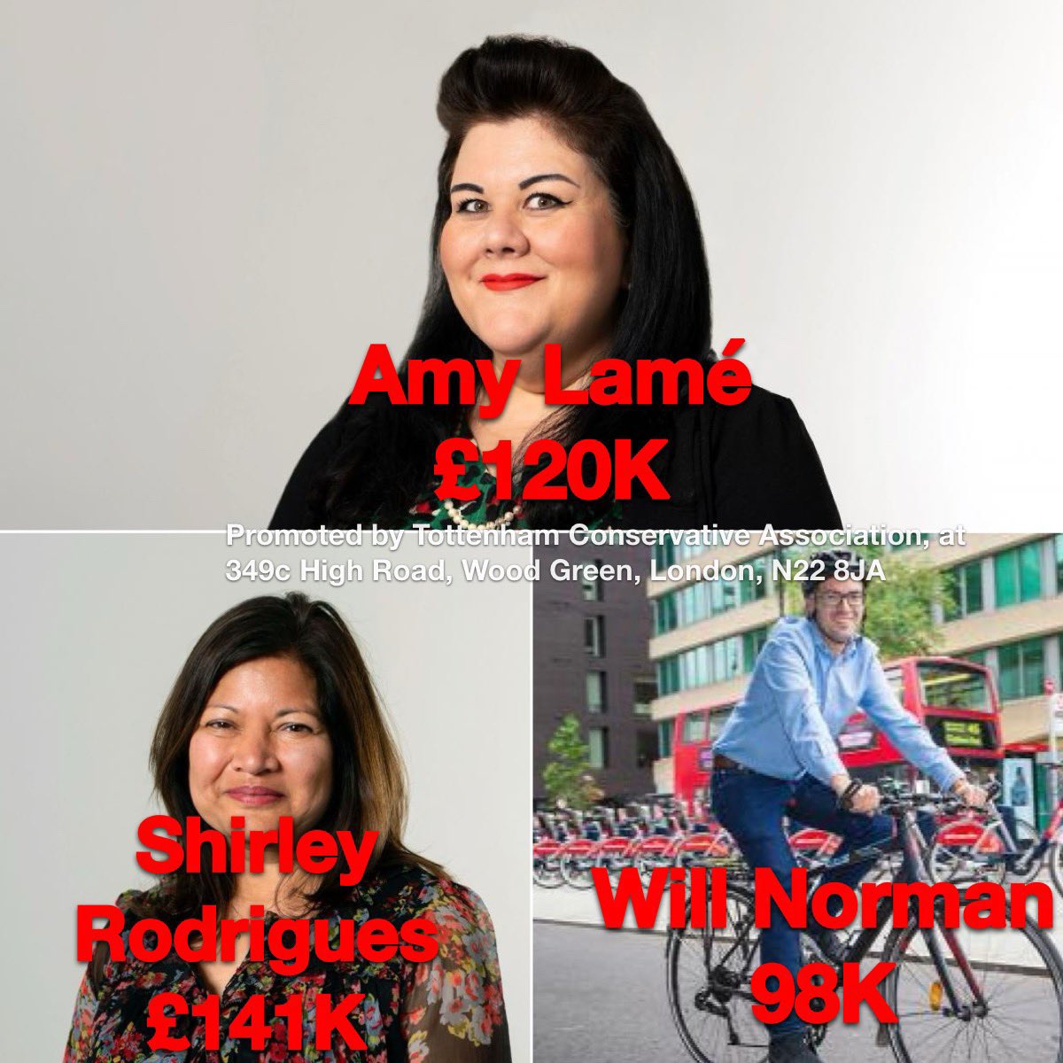 Introducing Khan’s cronies: ‘Night Czar’ Amy Lame is paid almost £120K, despite 25% of London clubs closing in the last 3 years Will Norman is on £98K for imposing LTNs on London Shirley Rodrigues is on £141K, despite accusations she tried to crush studies critical of the Ulez