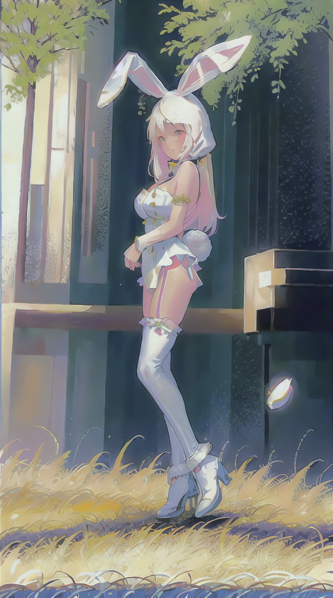 BadToxic's tweet photo. #Easter #Bunny #Girl via #Auto1111 #StableDiffusion #Deforum #Parseq #FaceBombMix v1 #LoRA #LoRABunnyEarsHat #safetensors DPM++ 3M SDE Karras, PC.
#Ostern #easterEgg #easterEggHunt #bunnyOutfit #bunnyEars #AIGirl #AIGirls #Girls #AI #AIArt https://t.co/IWYPRGleOW