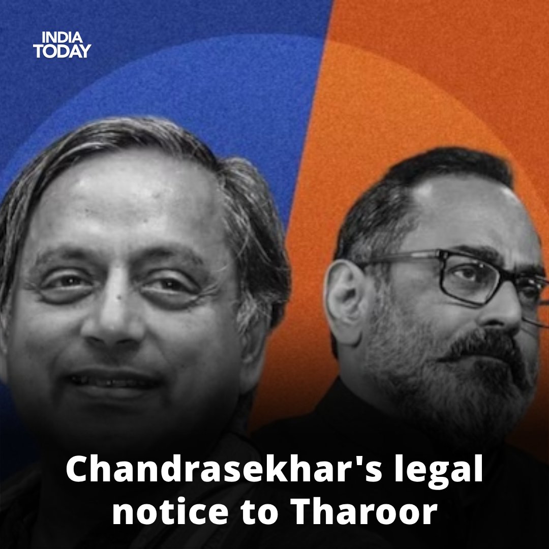 BJP leader @Rajeev_GoI has sent a legal notice to Congress’s #ShashiTharoor for making defamatory remarks against him. Shashi Tharoor has been accused of “making false and malicious” claims against Chandrasekhar with the intention to “defame and harm his reputation”. The move…