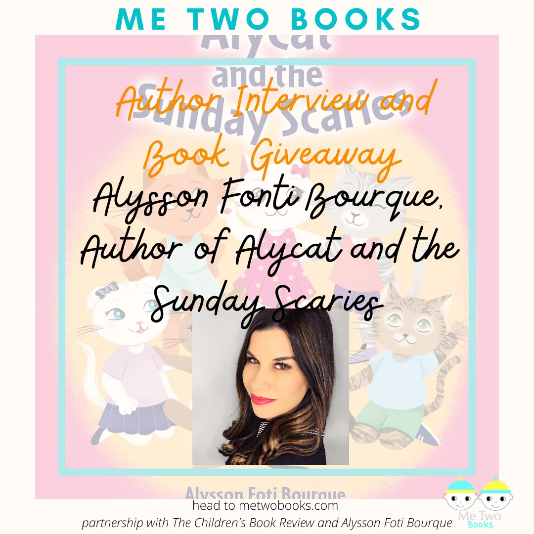 I’m excited to share a interview and giveaway for the book, Alycat and the Sunday Scaries. Thank you to @TCBRbookreview and @AlyssonFBourque for this partnership. metwobooks.com/blog/alycat-an… … #metwobooks #bookreview #bookreview #partnership #Alycat #AlycatAndTheSundayScaries