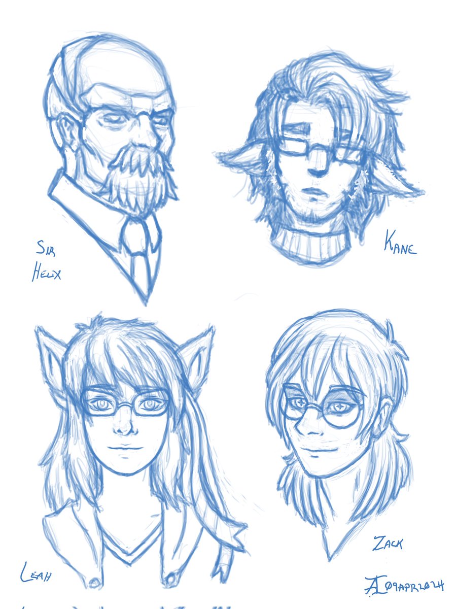 Wanted to draw other ppl's charactrs in the Pookemon hybrid AU @YaoiNek0 started. Was a hreat challenge and plan on doing more of these, it was fun! Featuring: @EviTF's Sir Helix @Hybrid_Kane's Kane @LeebeDraws's Leah @HopeHjort's Zack (sans floof) Enjoy! #TeamLegume
