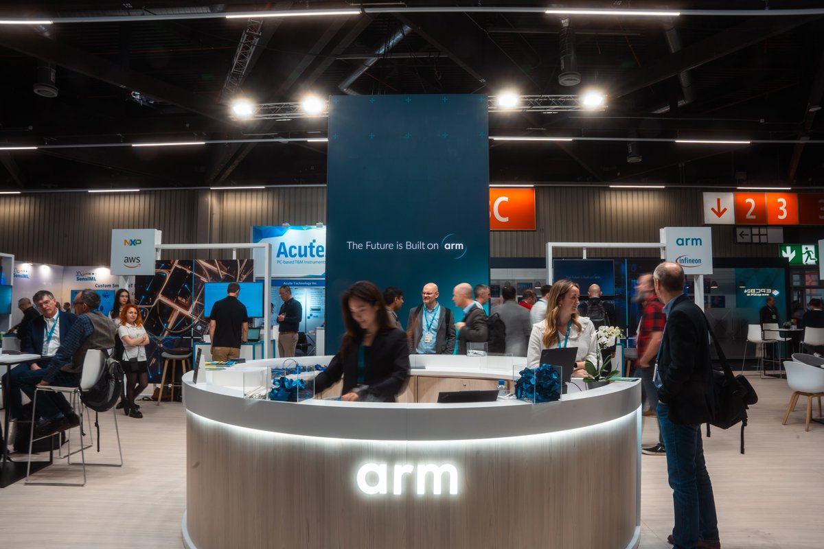 At the Arm booth at #EmbeddedWorld you'll find: ✅ Partner demos from the likes of @NXP, @Ambiq_AI and @_Elektrobit ✅ Partner Lightning Talks from @Microsoft, @EdgeImpulse and more ✅ Our latest IoT and Automotive tech #ew24