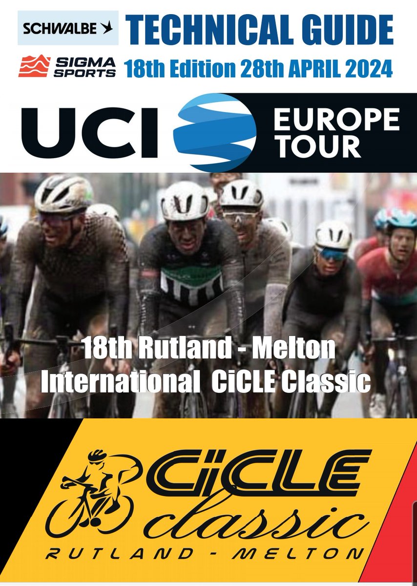 Now available at the race website cicleclassic.co.uk All you need to know about the UK's only UCI one day race. @sigmasports @SchwalbeUK @MeltonBid @KwaremontBier @GSGClothingUK @MetaltekCNC @TimNortonFord
