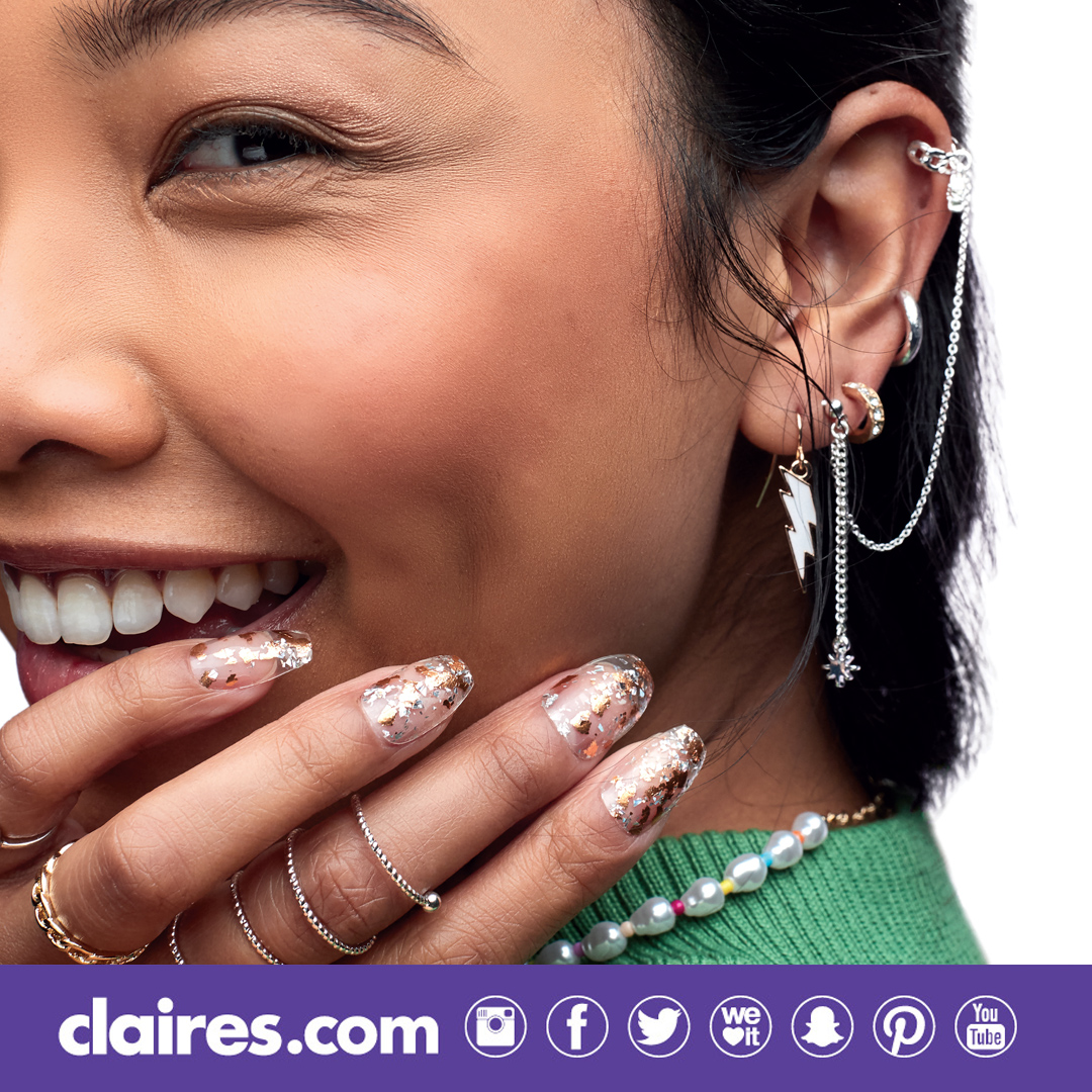 Piercing just the way you like it available now @claires #pierceoftheaction #earpiercing #yourewelcome #ThatsThePoint