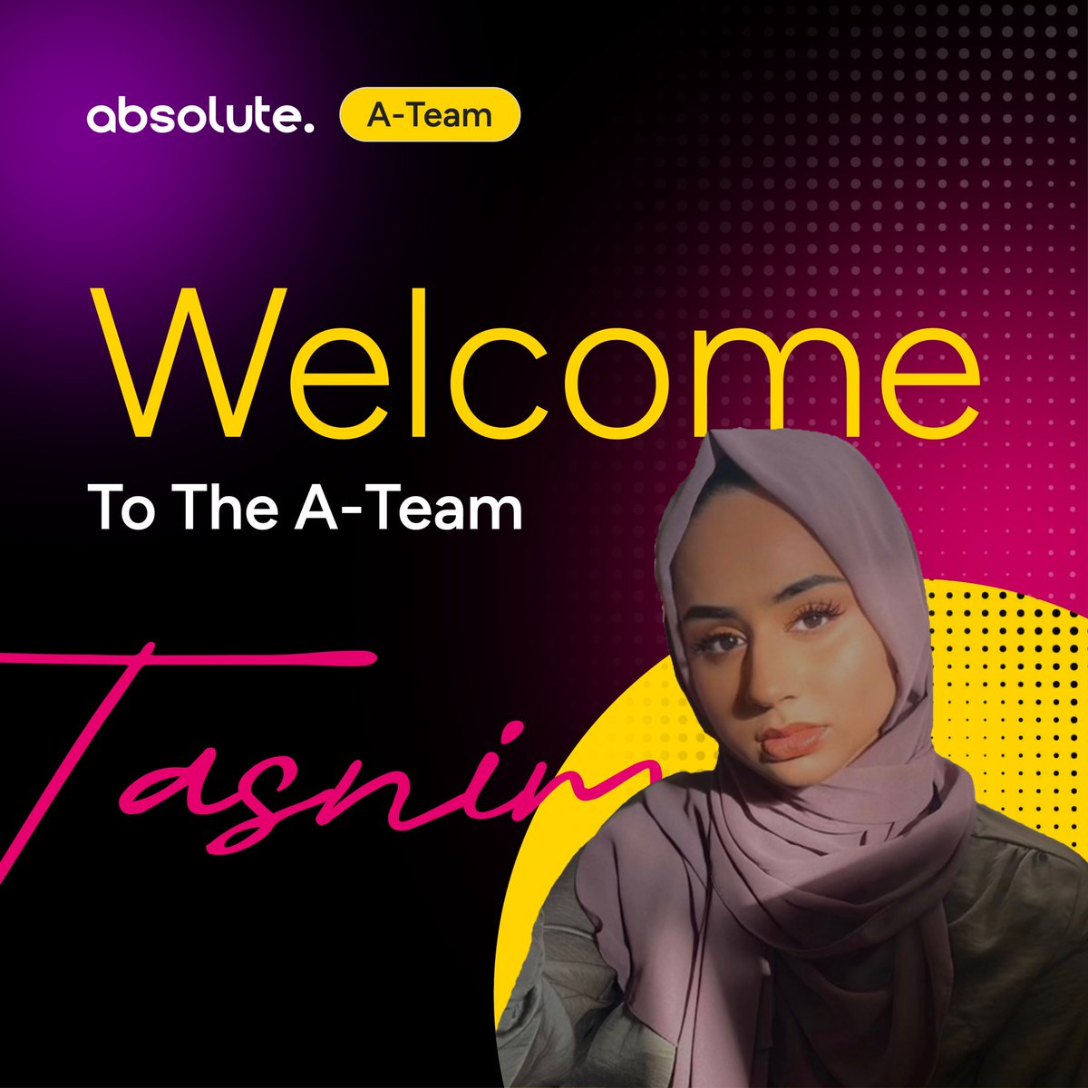 Welcome to our newest member of the A-Team 🤩

Tasnim joined the agency a couple of months ago as an SEO Manager. We're excited to have you on the team! ✨

#ateam #seomanager #welcome
