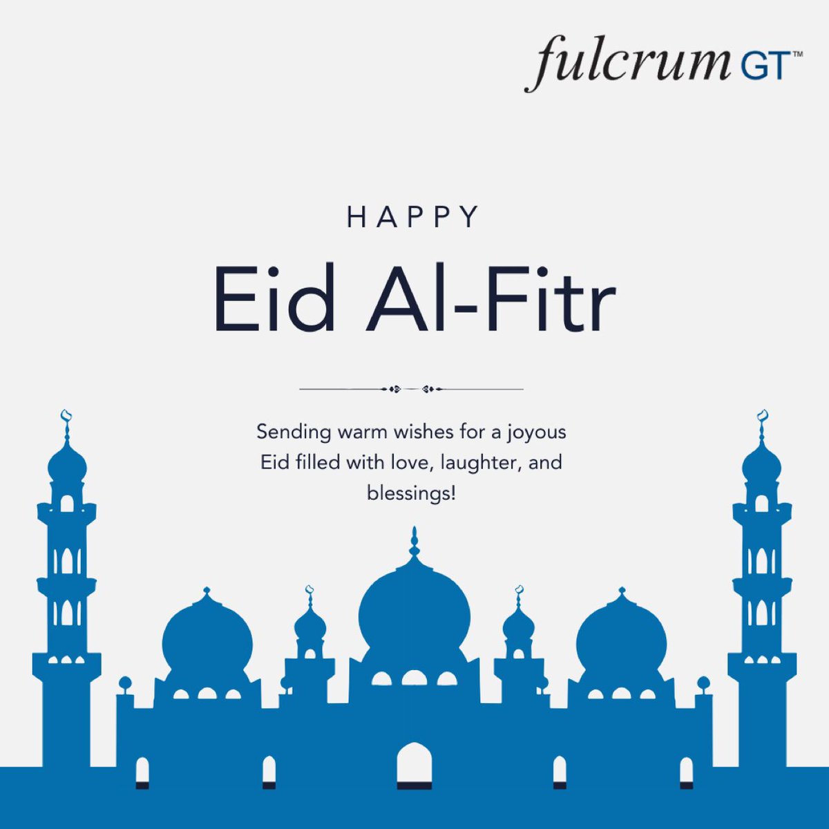 Wishing everyone a joyous Eid from the Fulcrum family! 🌙