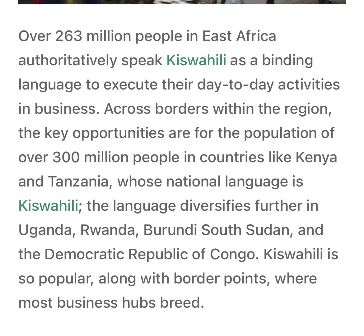 Kiswahili is #1 and Amharic is the #2 widely spoken language in East Africa The more you know 👇🏽👇🏽👇🏽