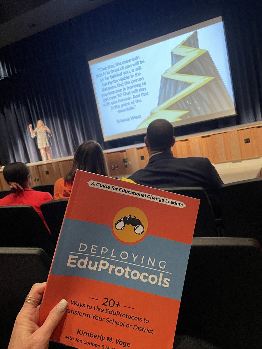 Kimberly Voge knocking it out of the park at @LCSDOfficial PD!! #EduProtocols