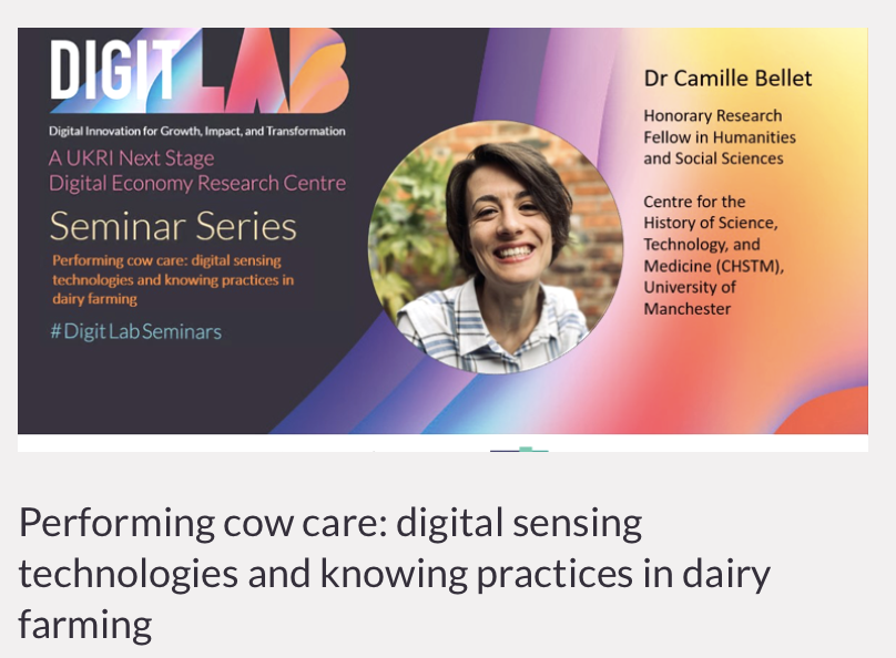 💥Looking forward to rich, troubling & stimulating conversations next week @DIGITLabUK @UniofExeter

✨Thanks for the invitation! @Sarah_A_Hartley

#DigitalSensing #SensibleKnowing #MoreThanHuman #Posthumanism #Cows🐄

digit.ac.uk/seminar/perfor…