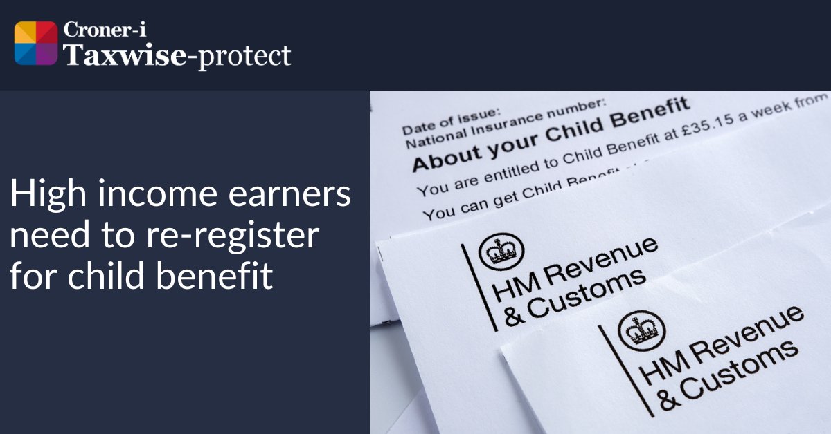 Taxpayers with eligible children need to opt back into child benefit within three months if they were affected by the old £50,000 high income child benefit charge. Learn more: bit.ly/3TSB0M3 #childbenefit #taxpayers #Croneri