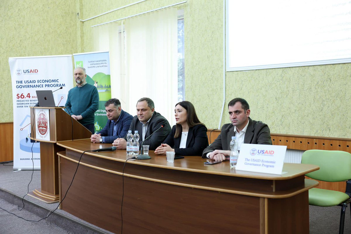 The New Law on ''Water Resources Management'' was discussed at the forum in Telavi #Ministry #Environmental #Protection #Agriculture #Water #Managemt #Law #Georgia mepa.gov.ge/En/News/Detail…