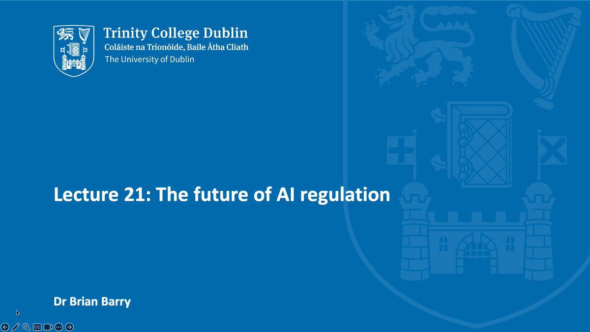 Congrats to this great group of LLM candidates finishing up the Regulating AI module @TCDLawSchool. True legal pioneers who worked together to navigate and critique fast-paced legislative developments in real-time, particularly the EU AI Act. A fantastic privilege to teach them.