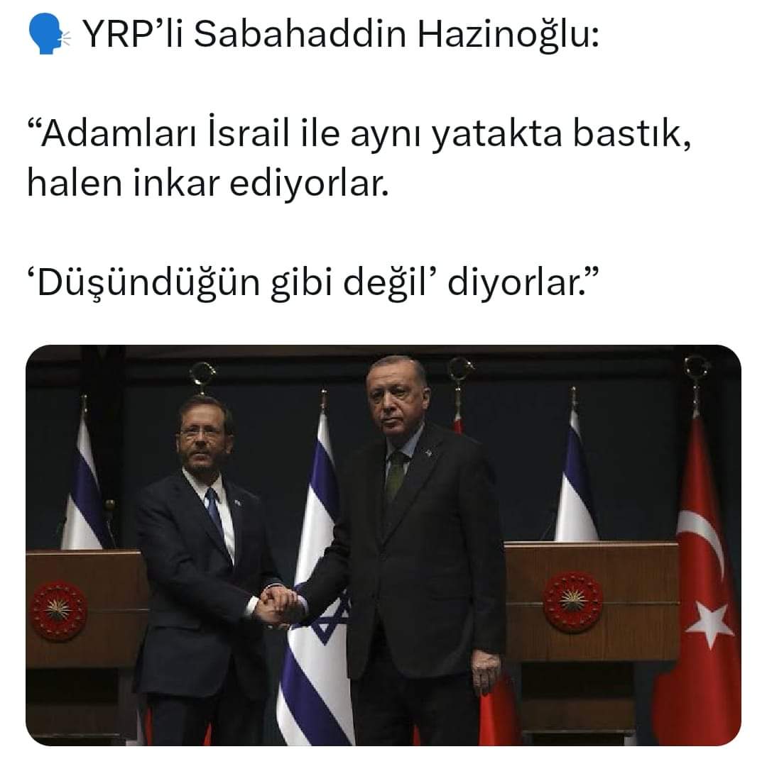 Sanırım o yatakta sizde vardınız. Böyle bir açıklama yaptığınıza göre. Yeni Refah nerede koşuyor Yazık çok yazık dikkat edin bu bu hırs sizi helak etmesin. @HazinogLuu