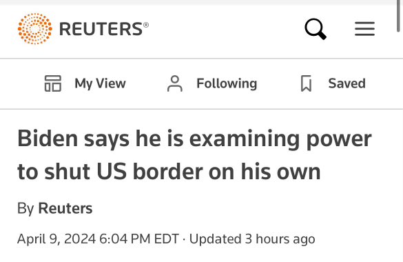 .@POTUS, you have the power to undo your executive actions that got us here. Here’s a few to help you get started: 1. End catch and release 2. Re-implement Remain in Mexico 3. Build the wall