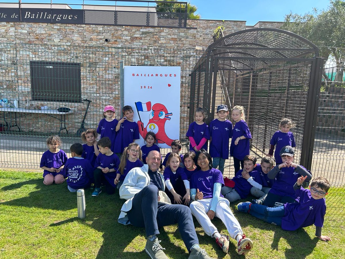 𝗟𝗘𝗦 𝗣𝗔𝗥𝗖𝗢𝗨𝗥𝗦 𝗗𝗨 𝗖𝗢𝗘𝗨𝗥 𝗦𝗖𝗢𝗟𝗔𝗜𝗥𝗘𝗦
𝟭𝟮𝗲 𝗲́𝗱𝗶𝘁𝗶𝗼𝗻

Cette année, pas moins de 500 élèves baillarguois, se sont réunis au complexe Roger-Bambuck pour une journée dédiée à la santé et au sport.

 👉Plus d'infos,c'est par ici : bit.ly/3PTel0Y