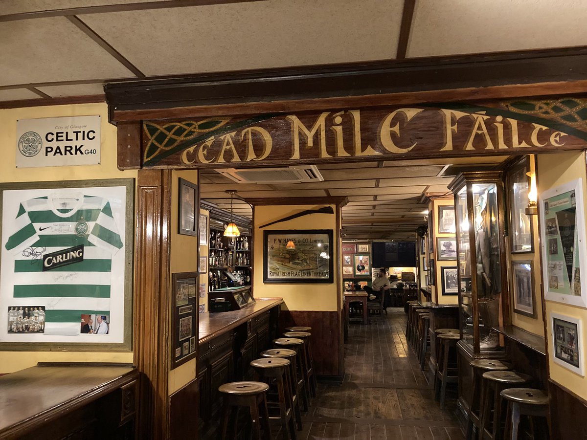 Michael Collins Celtic supporters bar, La Sagrada Familia, Barcelona