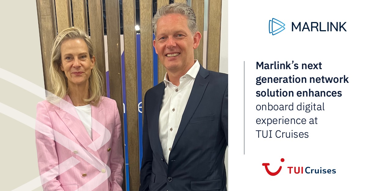 We are delivering new possibilities to long-term customer TUI Cruises to maximise the #digital experience for guests & crew onboard. Our VP, Eric Jan Bakker, met with the CEO of #TUICruises, Wybcke Meier, at @SeatradeCruise when we announced this news. bit.ly/TUI_Cruises