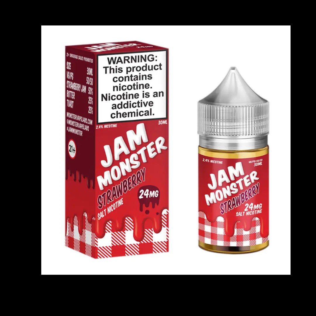 🍓 Dive into the luscious sweetness of Strawberry Nicotine Salt by Jam Monster E-Liquid! 

Order now: jammonsterofficialwebsite.com/product/strawb…

#JamMonster #StrawberryNicotineSalt #Eliquid #VapeLife #VapeCommunity #NicotineSalt #VapeJuice #VapeAddict #VapeOn #VapingDelight #FlavorfulVapes