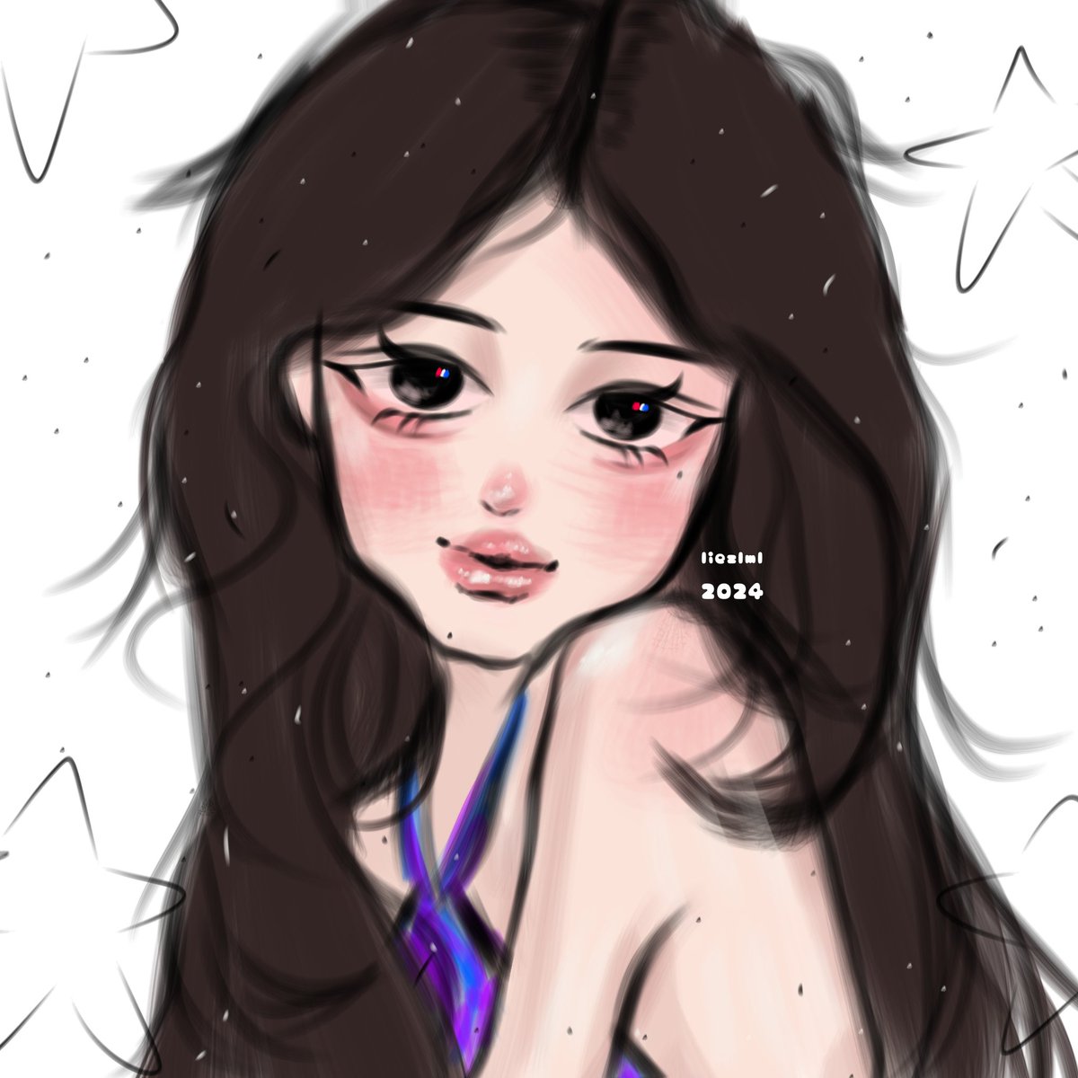 practicing new art style cause I can't sleep
#artmoots #artph