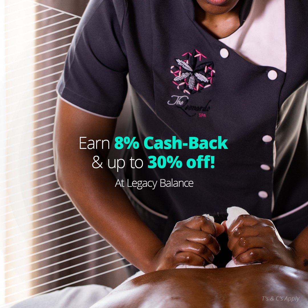Enjoy luxury without breaking the bank.​ Treat yourself to a spa experience like no other this April at Legacy Balance & Earn Cash-Back! 💆‍♀️​ Enquire and make your booking now: bit.ly/4aSyD2V *Ts & Cs Apply​ #LegacyLifestyle #LivingItMyWay