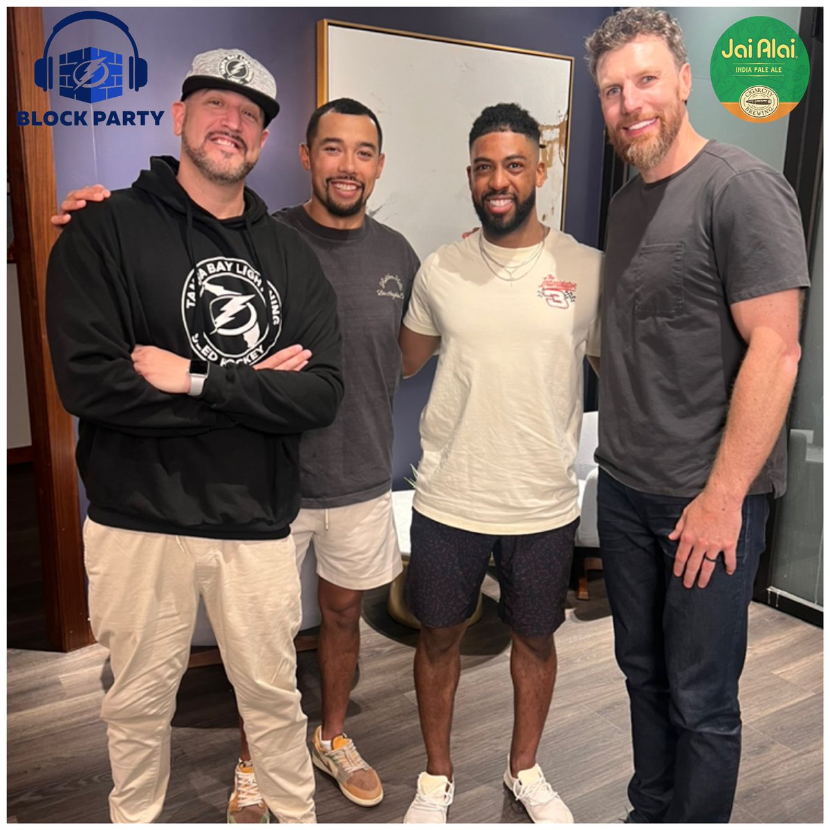 Rise & Grind, #BoltsNation⚡️ It’s #BoltsBlockParty Release Day! @BraydonCoburn55 & I caught up w/the NEW guys, @aduclair10 & @matt_dumba! How long they’ve been BFF’s, the Hockey Diversity Alliance, they took over the music in the locker room & much more! 🎧podcasts.apple.com/us/podcast/the…