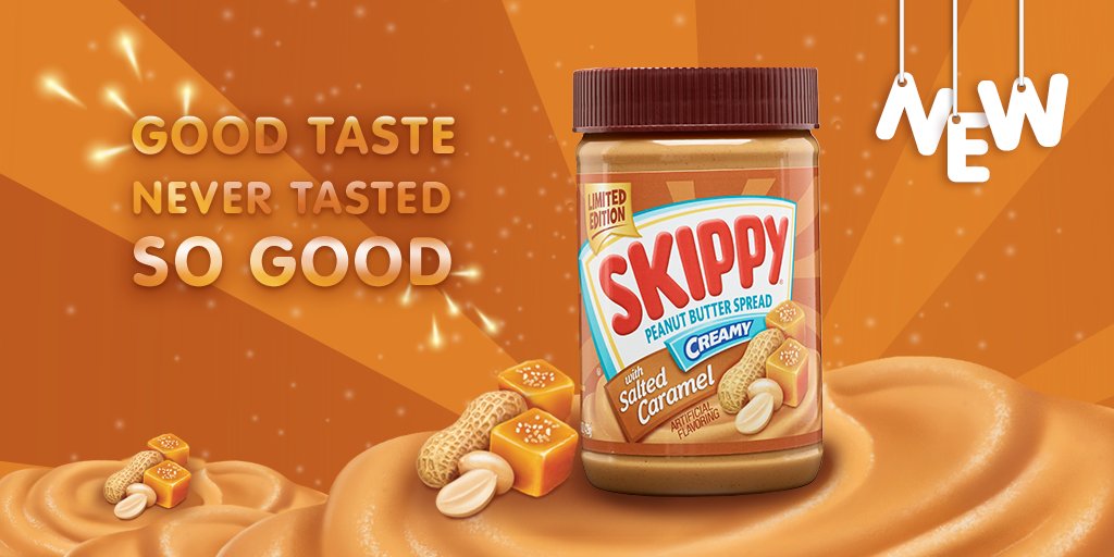 Skippy Salted Caramel Peanut Butter (2015-2015): Riding the 'salted caramel wave' as was the style at the time, Skippy released this creamy 'peanut butter spread', which featured an artificial salty caramel flavoring
