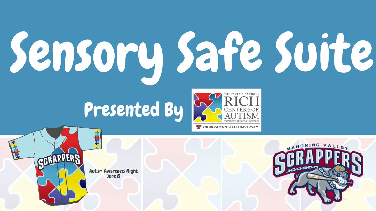 mvscrappers's tweet image. 🧩 The Mahoning Valley Scrappers and The Rich Center for Autism are excited to team up to provide fans with a safe and inclusive environment they can enjoy with their families in the Sensory Safe Suite at Eastwood Field.

📰Read the full story here: mlbdraftleague.com/mahoning-valle…