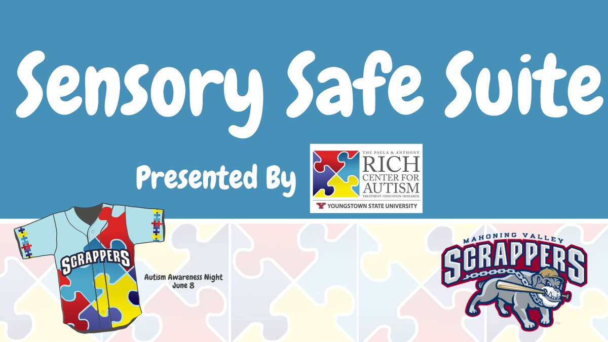 🧩 The Mahoning Valley Scrappers and The Rich Center for Autism are excited to team up to provide fans with a safe and inclusive environment they can enjoy with their families in the Sensory Safe Suite at Eastwood Field. 📰Read the full story here: mlbdraftleague.com/mahoning-valle…