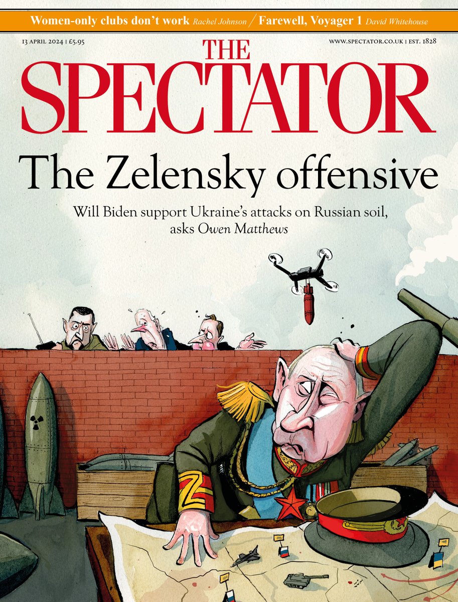 ✍️ The Zelensky offensive: will Biden support Ukraine’s attacks on Russia? 🗞️ In the mag: • Katy Balls on Cameron’s apology tour • Rachel Johnson: why women-only clubs fail • Ross Clark: the myth of ‘diverse’ boardrooms spectator.co.uk/subscribe-now