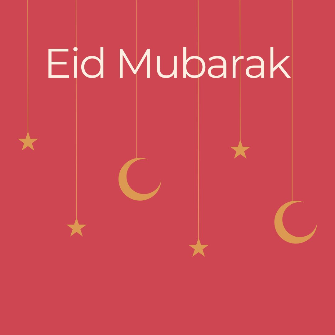 Eid Mubarak to all those celebrating today 🌙✨