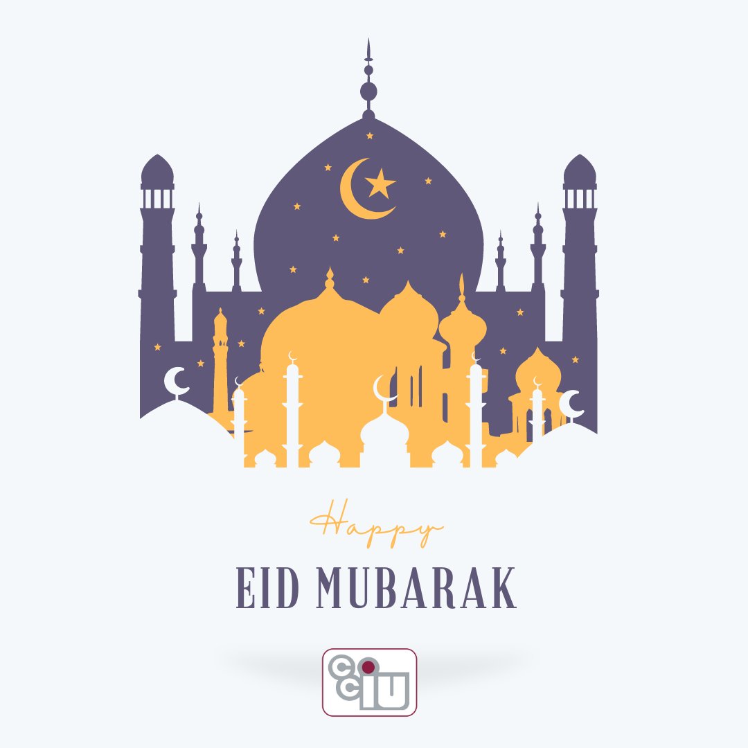 ✨ Eid Mubarak from all of us at #TeamCCIU! We embrace diversity and unity, celebrating the rich tapestry of cultures that make our community vibrant and strong. Eid is a time for reflection, gratitude, and spreading kindness to others.