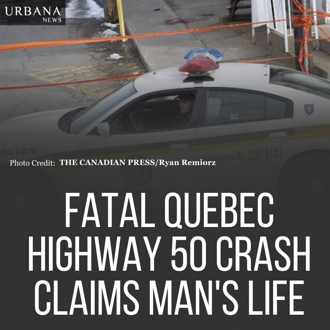 A man in his 60s died in a van-truck collision on Quebec Highway 50 in Brownsburg-Chatham. Police are investigating the crash.

Tap on the link to know more:
urbananews.ca/fatal-quebec-h…

#urbananews #newsupdate #canada #QuebecHighway50 #TrafficAccident