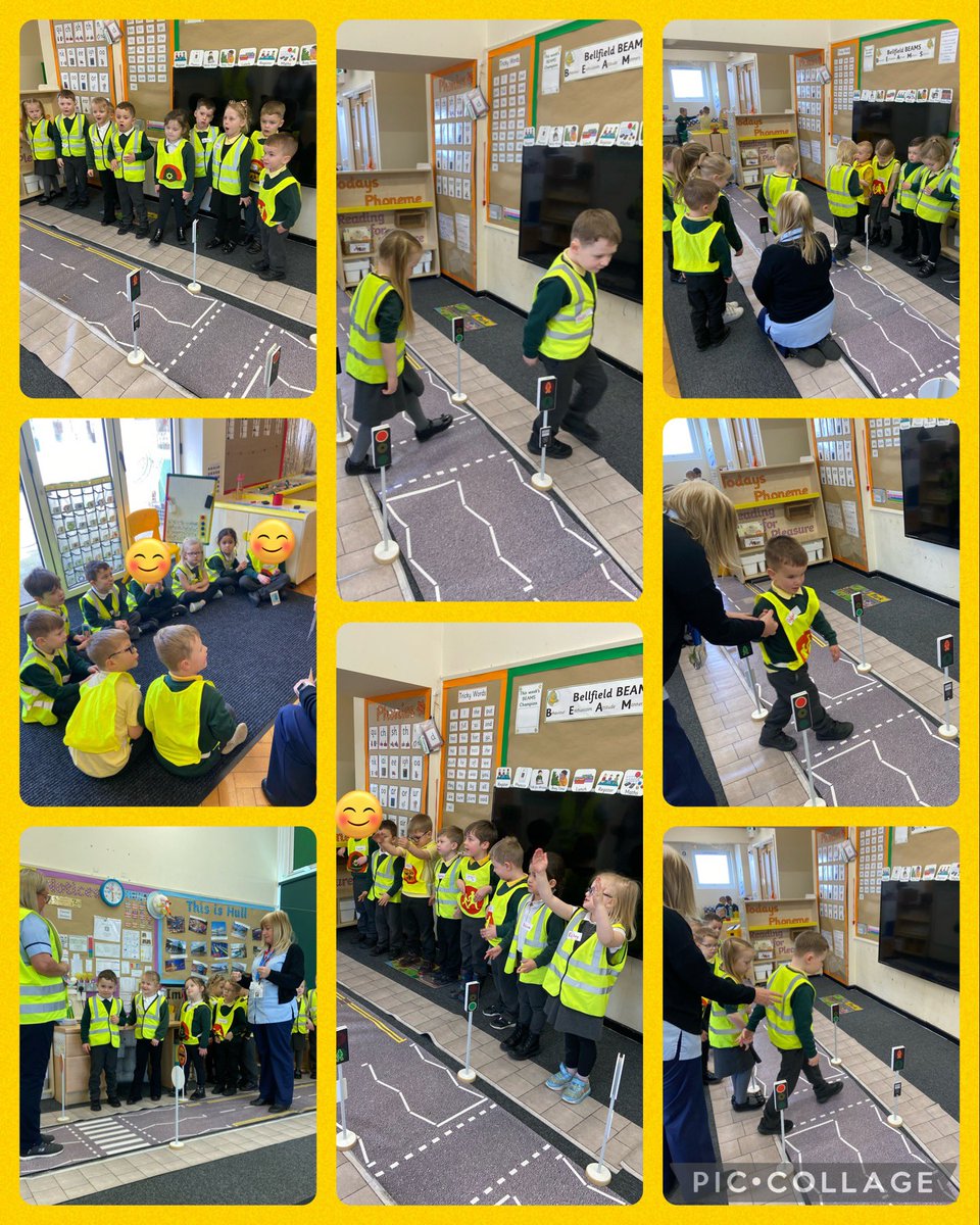 Today Reception class have had an important lesson on road safety. We have learnt about the dangers of being near the road and how we can keep ourselves safe🚦🚗 #BellfieldEYFS