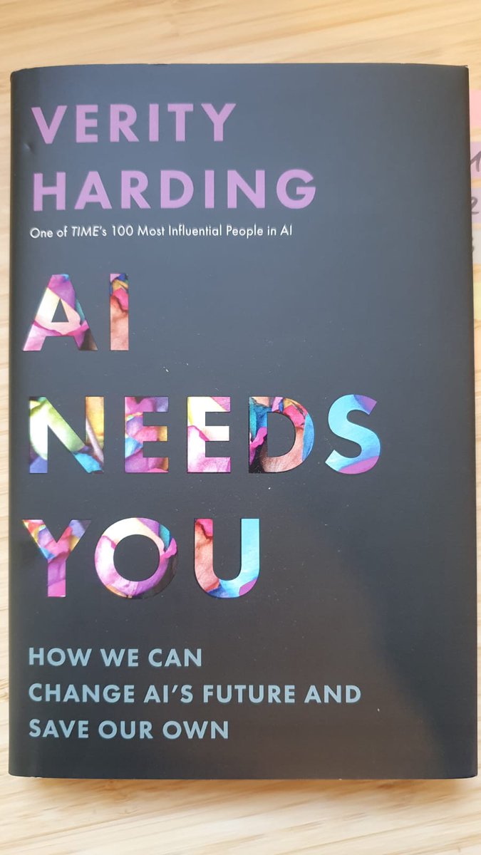 Just cracked open 'AI NEEDS YOU' by @verityharding. 🤖📚 Diving headfirst into a future where #AI and humanity are intertwined in a tango of destiny. Each page turns up the curiosity dial - it's like peering into a crystal ball with a tech degree! What's your take? #FutureTense