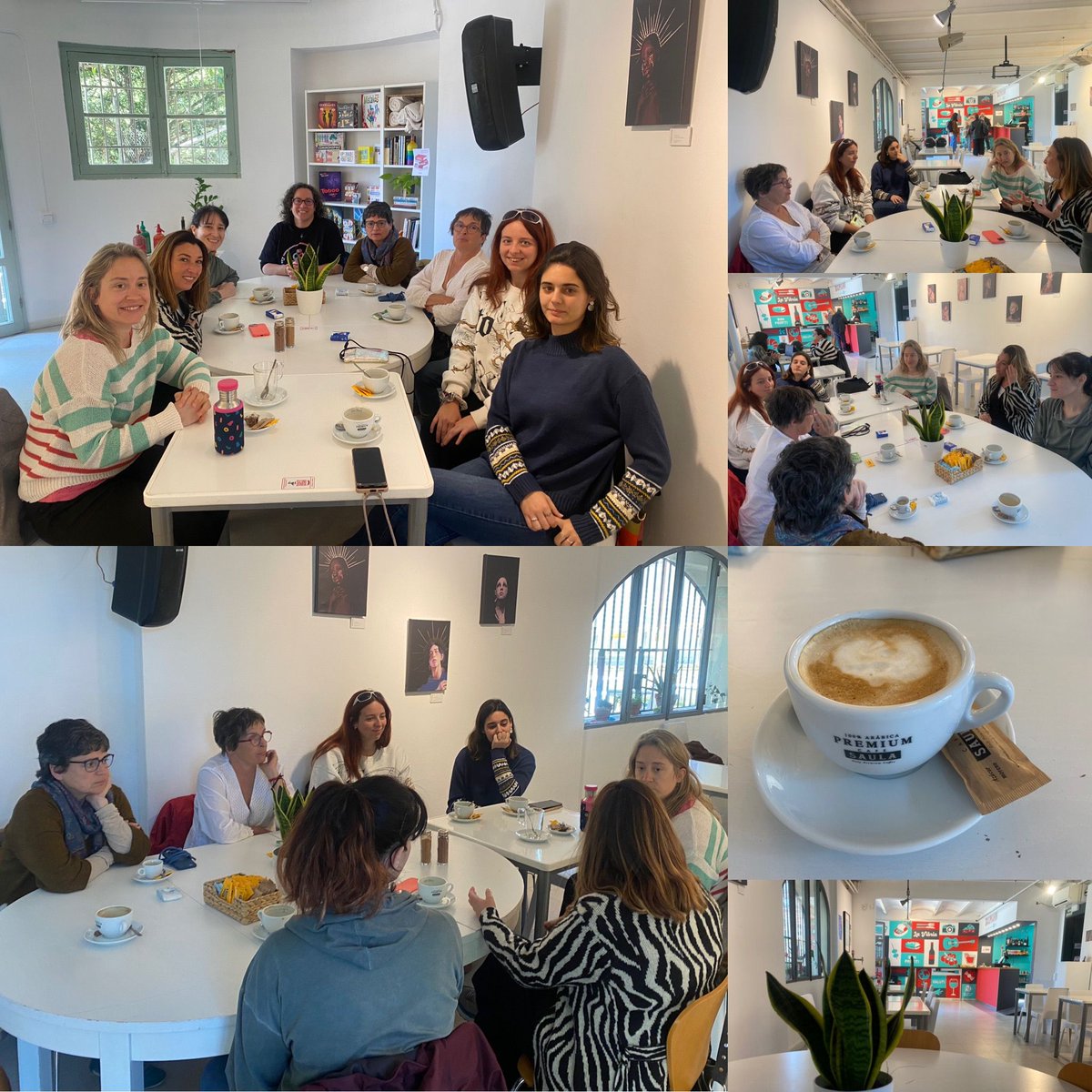 👏 Avui hem fet un nou #deathcafe al Bar Baumann de #Terrassa. Hem passat un matí on hem compartit un cafè i una conversa intensa sobre la #vida i de la #mort. #dol #perdua #terrassa @ajterrassa @fundlacaixa @vibriaintercural #acompanyar #resilencia #cultura @EAPScuidesUIC