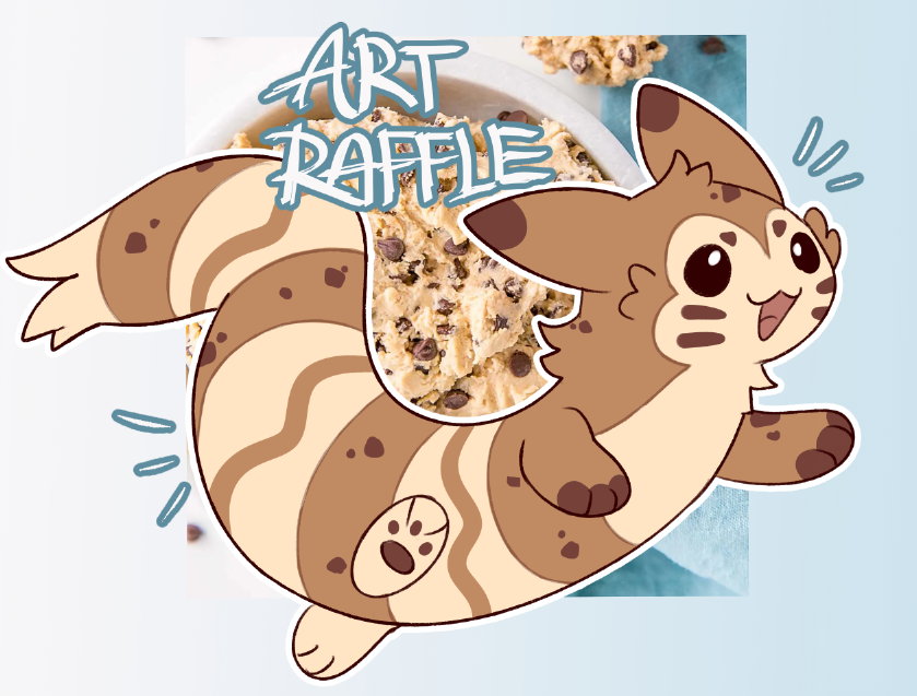 🍪DESIGN RAFFLE🍪 Thank you for the new follows! ;u; To show my appreciation, I'm holding a free raffle for this cookie dough furret! To enter: 🍪like & retweet 🍪be a follower (no raffle accounts) 🍪comment your favourite pokemon and dessert! Ends 24 Apr