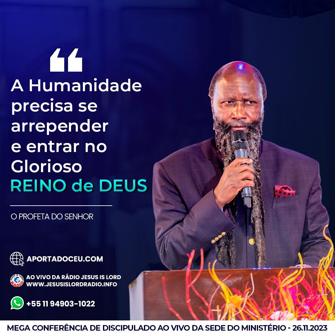 ATRAVÉS  DO ARREPENDIMENTO A HUMANIDADE PODE ENTRAR NO REINO DE DEUS.
#RevivalFlamesOfFire